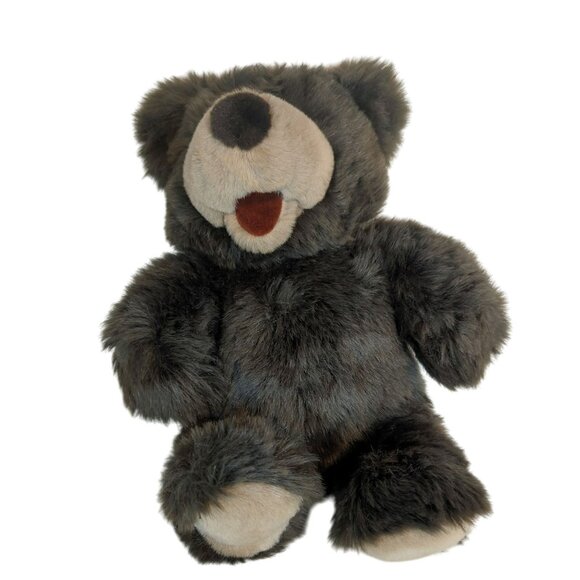 Gund 1991 Baxter Dark Chocolate Brown 15-Inch Bear Vintage Plush - Picture 1 of 8